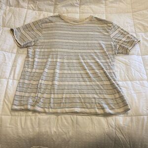 J crew t-shirt cream stripes